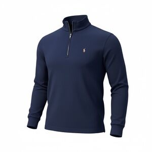 Kids Polo Ralph Lauren Navy Quarter-Zip Pullover